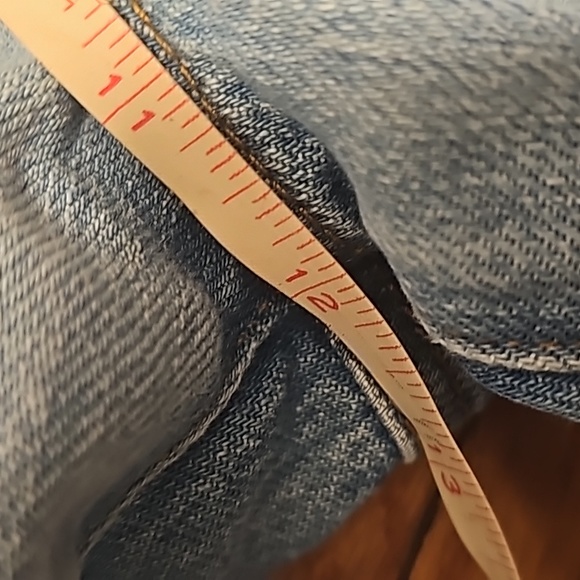 FRAME Le Jane Distressed High Rise Wide Leg Jeans in Winslow 30 - Picture 14 of 16